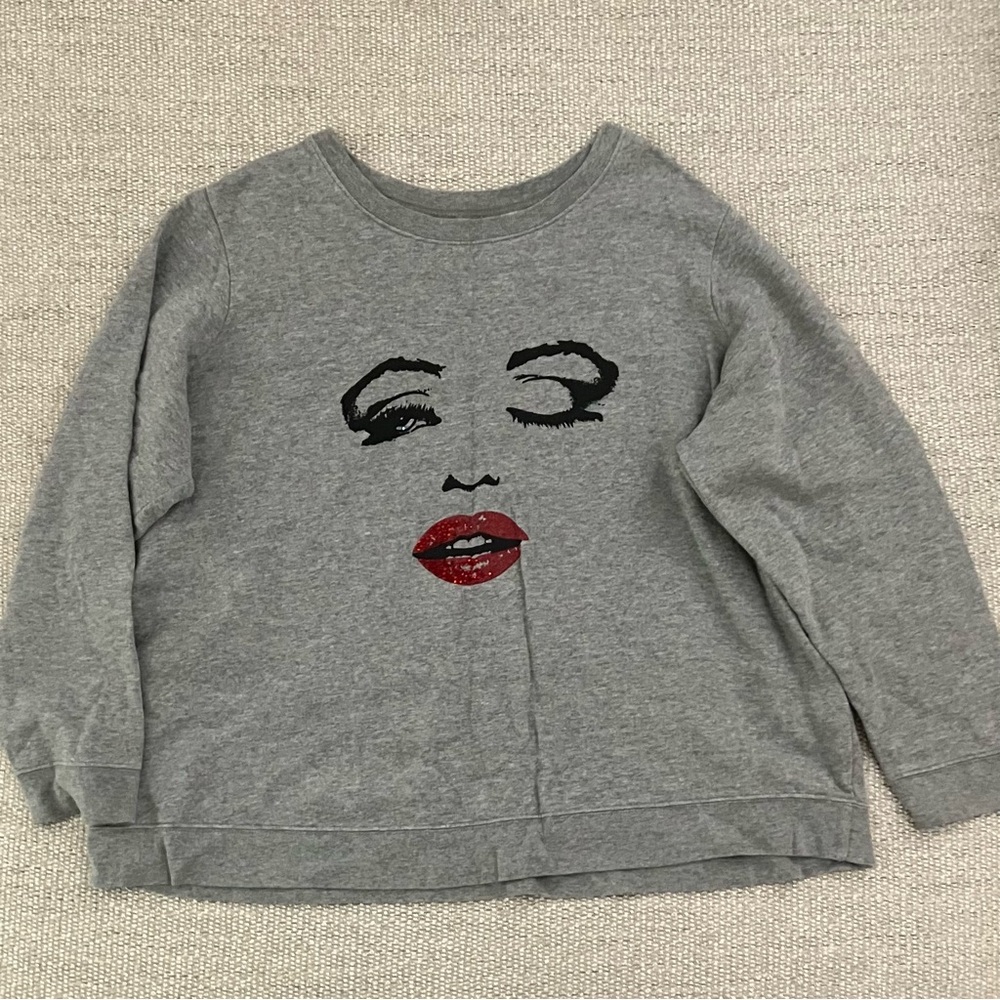 Vintage Marilyn Monroe Crew Neck Sweater